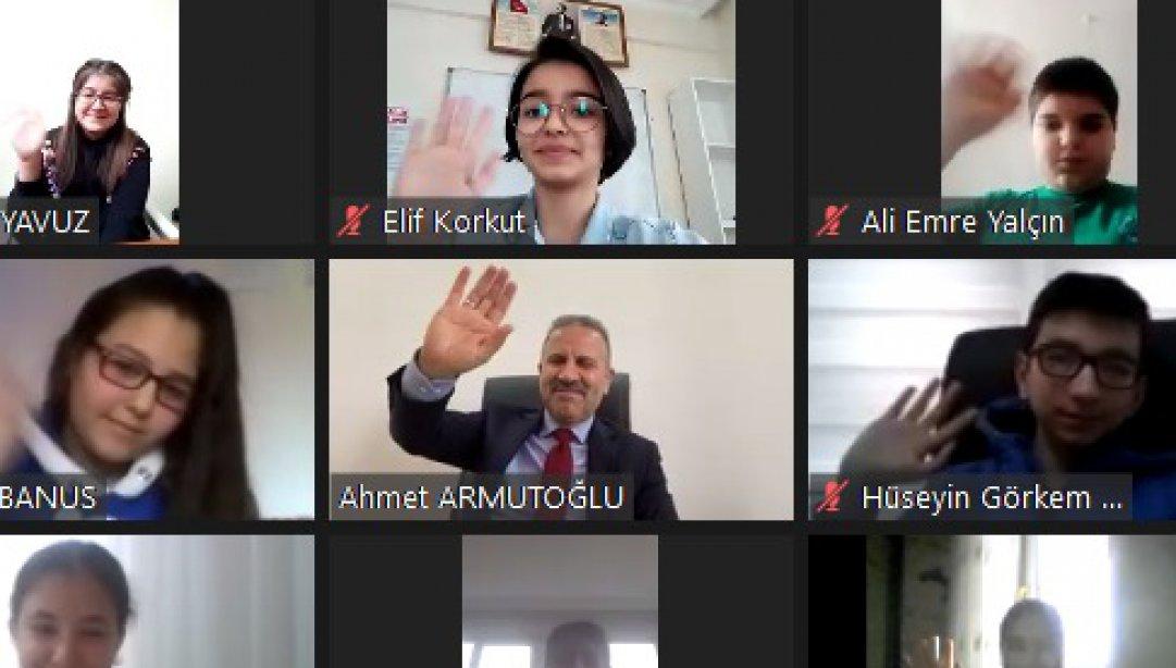 İlçe Milli Eğitim Müdürümüz Ahmet Armutoğlu'nun 8. Sınıf Öğrencileri ile Buluşması